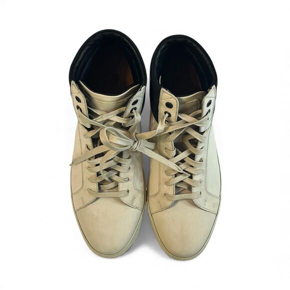 Frye Men's Off White and Black Trainers size 10 - Picture 6 of 7